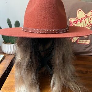 Frye Rust Studded Women's Hat